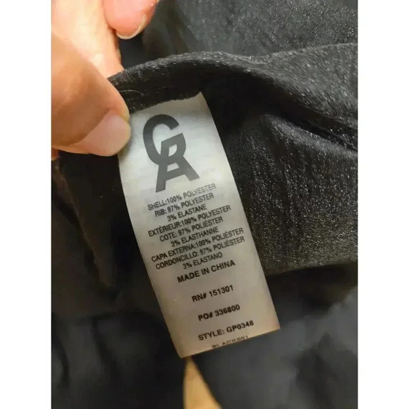 Good American Sheer Mesh Black Joggers Size 2 - Picture 4 of 5